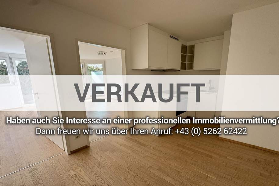 Moderne, neuwertige 2-Zimmer-Wohnung mit Terrasse und Garten, Wohnung-kauf, 298.000,€, 6020 Innsbruck-Stadt
