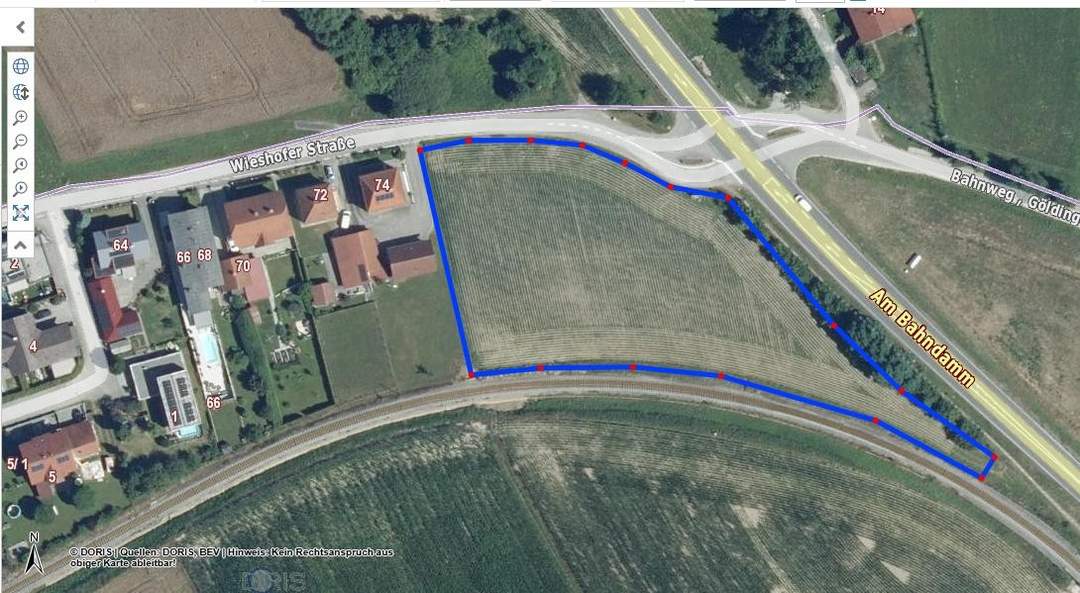 Gewerbegrundstück mit MB Widmung direkt an die Hauptstrasse B 137 angrenzend