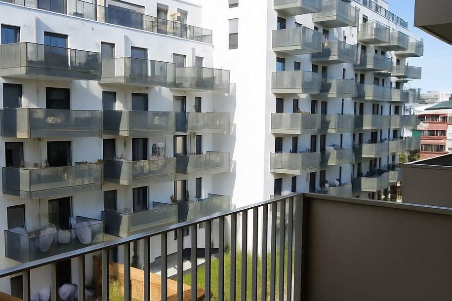 Ab November.: Attraktive 2-Zimmer-Wohnung mit Balkon nahe U1-Station Rennbahnweg, Wohnung-miete, 949,00,€, 1220 Wien 22., Donaustadt