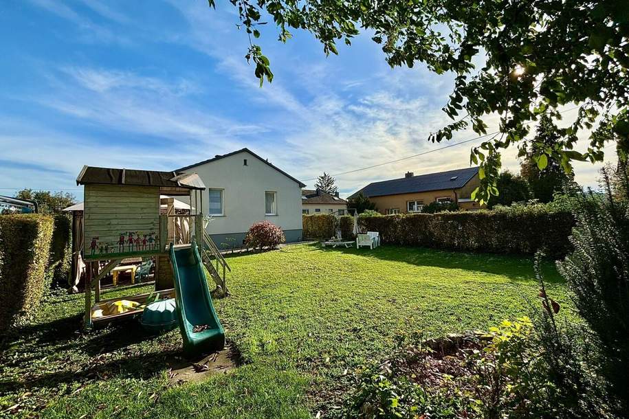 Arbeiten in der Stadt, wohnen im Grünen- Superädifikat!, Haus-kauf, 170.000,€, 2100 Korneuburg
