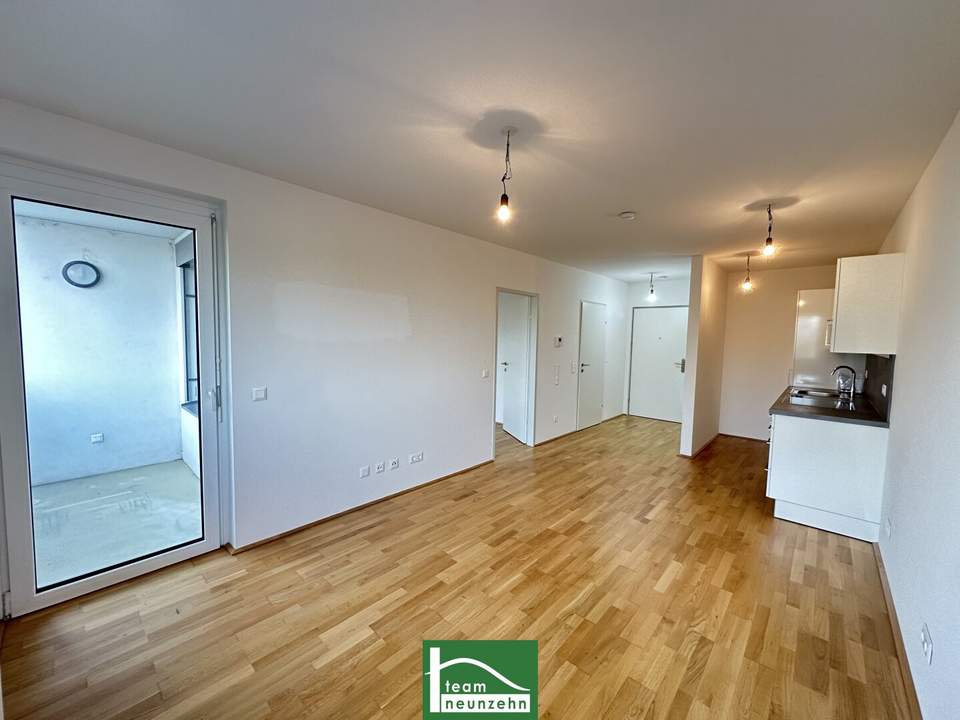 Tolle Neubau-Wohnung mit Loggia nahe S-Bahn Jedlersdorf, Straßenbahn 26 und SCN mit Einbauküche!