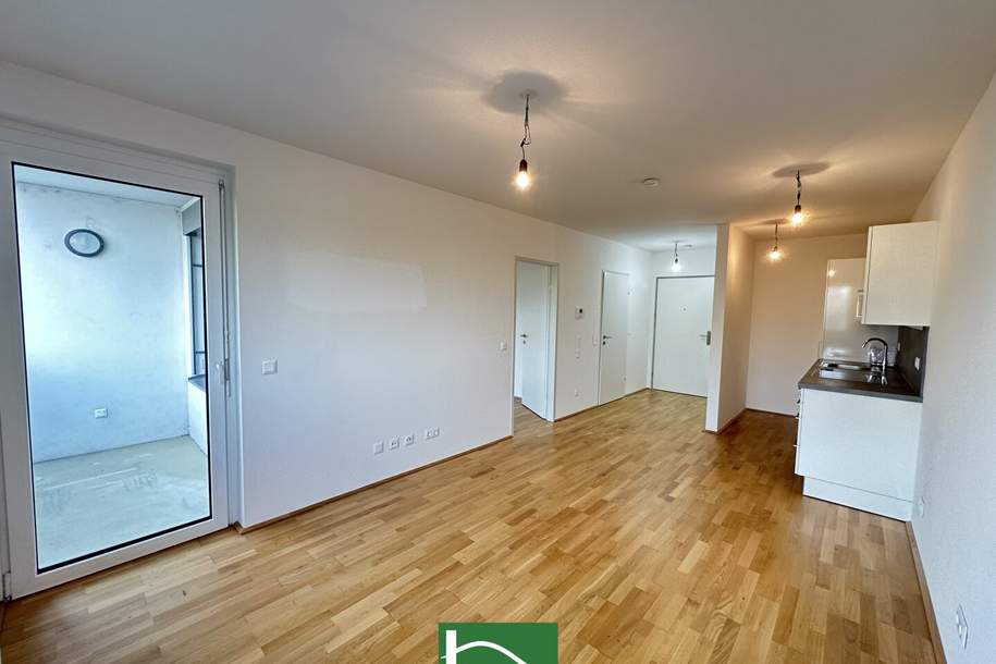 Tolle Neubau-Wohnung mit Loggia nahe S-Bahn Jedlersdorf, Straßenbahn 26 und SCN mit Einbauküche!, Wohnung-miete, 785,01,€, 1210 Wien 21., Floridsdorf