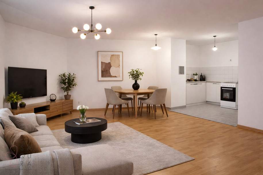 2-ZIMMER-WOHNUNG MIT PARKBLICK IN WIEN 1100, Wohnung-miete, 1.318,49,€, 1100 Wien 10., Favoriten