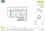 Lichtdurchflutete 2-Zimmer-Wohnung mit hellen Balkon im Village im Dritten 1030 Wien