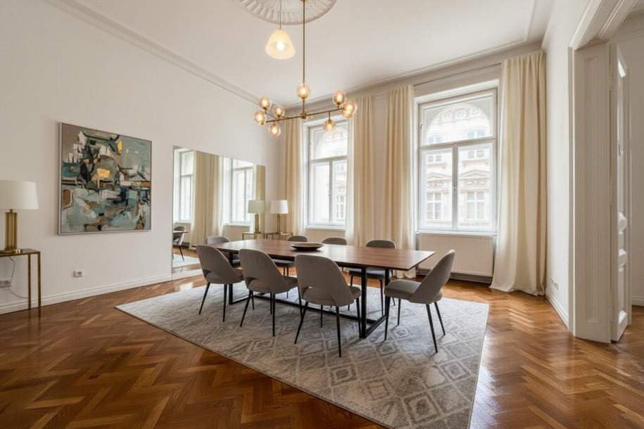 Stilvolle 5-Zimmer-Altbauwohnung in der Lindengasse, Wohnung-miete, 3.094,58,€, 1070 Wien 7., Neubau