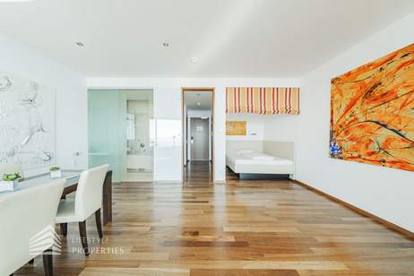 Einzigartiger Blick über Wien! Garconniere mit Terrasse am Kahlenberg, Wohnung-miete, 1.423,40,€, 1190 Wien 19., Döbling