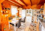 Gemütliches Blockhaus im Grünen am See - einziehen & wohlfühlen!