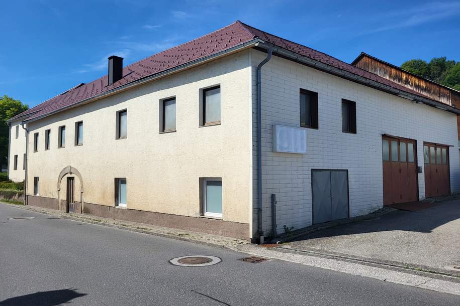 Großzügiges Gewerbeobjekt mit Entwicklungspotenzial, Projektchance für Bauträger, Grund und Boden-kauf, 490.000,€, 4204 Urfahr-Umgebung