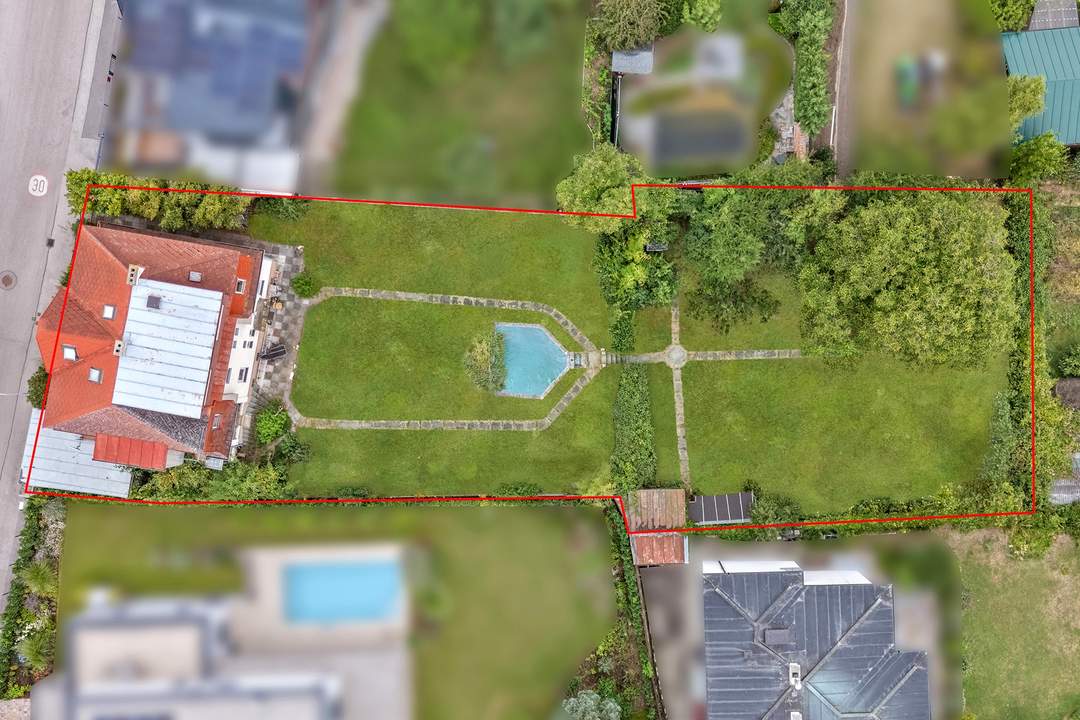 Achtung Bauträger Klosterneuburg im Sachsenviertel, Baugrundstück 1417m² Villenlage , Fernblick, voll aufgeschlossen zu verkaufen