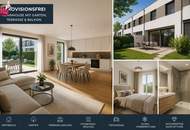 PROVISIONSFREIES TOWNHOUSE MIT EIGENGARTEN, TERRASSE &amp; BALKON – WOHNEN WIE IM EIGENEN HAUS ++ Grundbuchgebühren-Befreiung !!