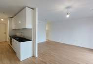 Sonnwendviertel: 1-Zimmer-Wohnung mit Balkon im 9. OG – Fitnessraum, Co-Working &amp; Rooftop-Terrasse inklusive!