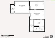 Helle 3-Zimmer-Mietwohnung mit Balkon im Fohnsdorfer Zentrum – ca. 60 m² im 1. Stock + Balkon