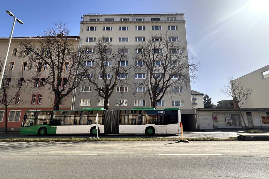 2-Zi-Anlegerwohnung mit Balkon, Graz-Lend – 4,6 % Rendite, Wohnung-kauf, 122.600,€, 8020 Graz(Stadt)