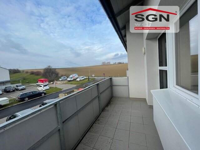 Kleine 1-Zimmer Gemeindewohnung mit Loggia in ruhiger Lage in Dürnkrut, Kosten inklusive Heizung