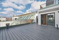 LUXUS-PENTHOUSE DIREKT AM NASCHMARKT! Grandiose Dachterrasse mit traumhaften Wienblick