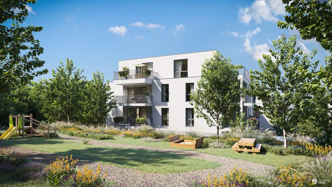 GARTENWOHNUNG + 3 Zimmer + TERRASSE + GRÜNBLICK + PROVISIONSFREI!