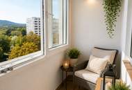 Gut geschnittene 3-Zimmer-Wohnung mit Loggia, Infrarotkabine & Aussicht in Krems