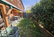 Modernes Eckreihenhaus mit Garten und Doppelcarport in beliebter, sonniger Siedlungslage