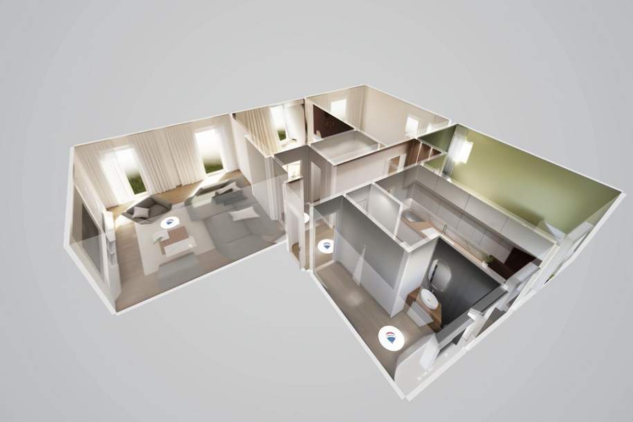 Naturverbundene 4-Zimmer-Wohnung im 18. Bezirk zu kaufen, Wohnung-kauf, 470.000,€, 1180 Wien 18., Währing