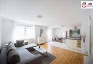 Lichtdurchflutete 3-Zimmer Neubau- Maisonette mit 2 Freiflächen &amp; Garagenplatz