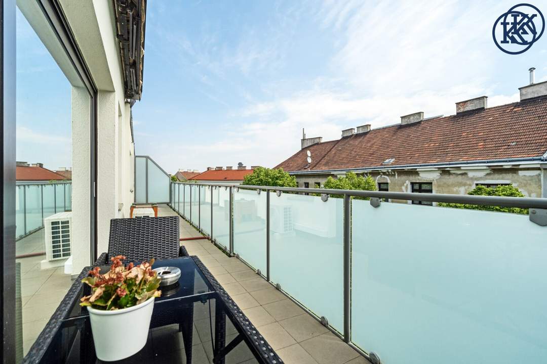 Büro mit Top-Aufteilung & 2 Balkonen im Herzen Meidlings