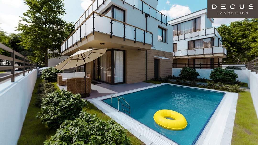 Traumhaftes Haus an der Wiener Stadtgrenze | AUBACHHAUS | Belagsfertig | 4 ZIMMER + STUDIO | 2 BALKONE | 1 TERRASSE | GARTEN | STELLPLATZ