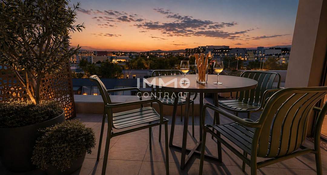 Traum-Dachgeschoß (klimatisiert) mit ca. 38 m² Terrasse: Provisionsfreier Neubau-Erstbezug