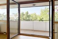 TOLLER PARKBLICK - PERFEKT ANGEBUNDEN - GROSSER BALKON !!!