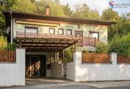 Ruhig gelegenes, gemütliches, sofort beziehbares Einfamilienhaus mit Terrasse, Kamin, Doppel-Garage und separatem Carport in Ritzing