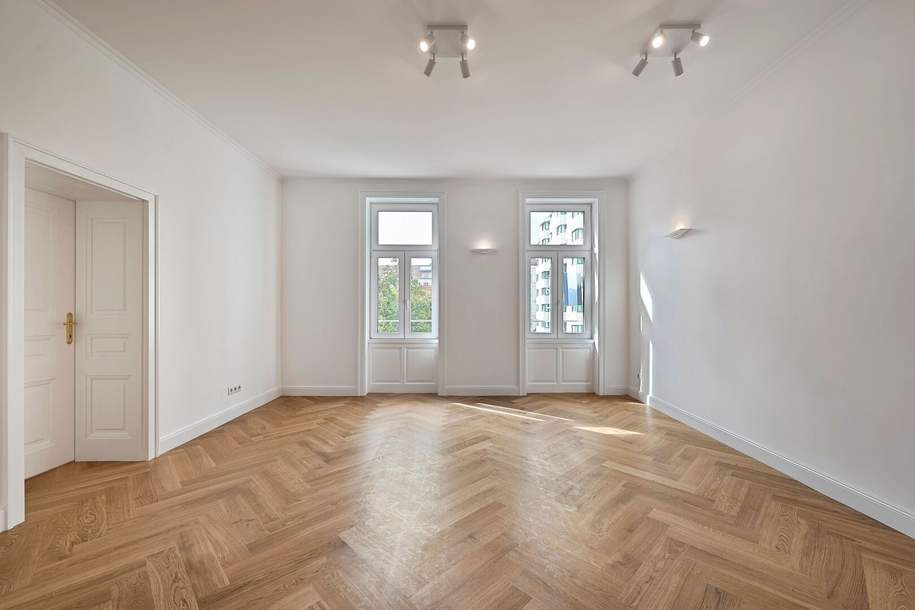 Erstbezug: sanierte Wohnung mit Parkblick!, Wohnung-kauf, 510.000,€, 1040 Wien 4., Wieden