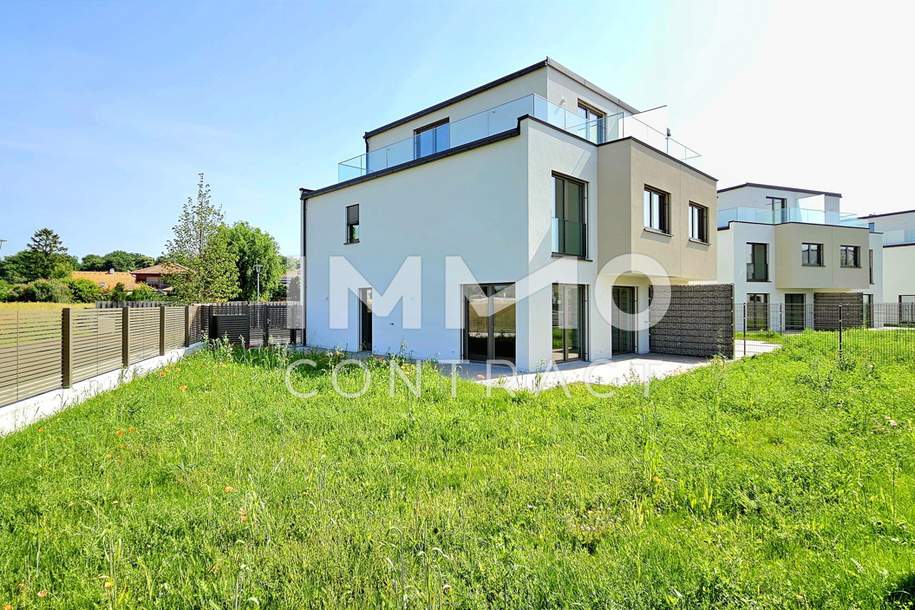 Mietkauf: Exklusive große Doppelhaushälfte auf Eckgrundstück - Modern - Lichtdurchflutet, Haus-miete, 1.818,90,€, 2486 Baden