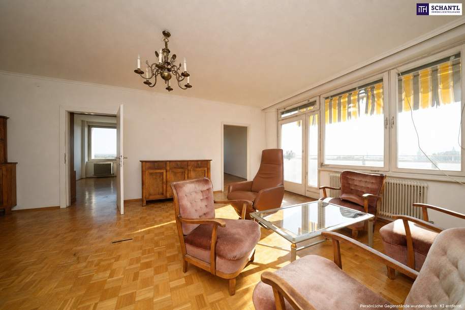 SKYLINE-FEELING ÜBER DEN DÄCHERN VON GRAZ! Großzügige 4-Zimmer-Wohnung mit 3 Balkonen in Bestlage, Wohnung-kauf, 339.800,€, 8010 Graz(Stadt)