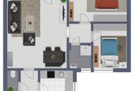 Helle 2-Zimmer-Mietwohnung mit Loggia in Altlengbach