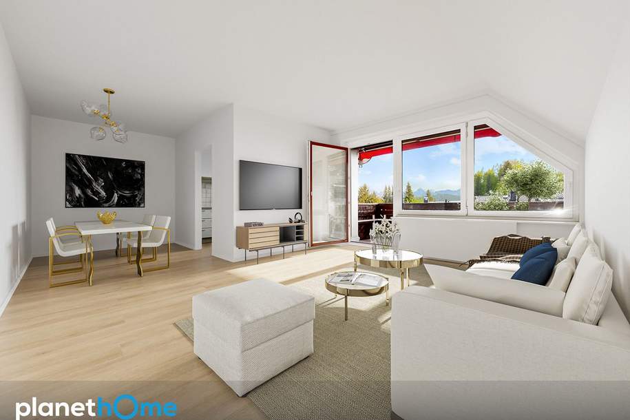 WohnTraum mit großem Balkon und Weitblick!, Wohnung-kauf, 318.000,€, 5110 Salzburg-Umgebung