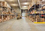 Lagerhalle samt Büros in verkehrstechnisch optimaler Lage in Wels zu vermieten! Gleisanschluss vorhanden! Teilbar!