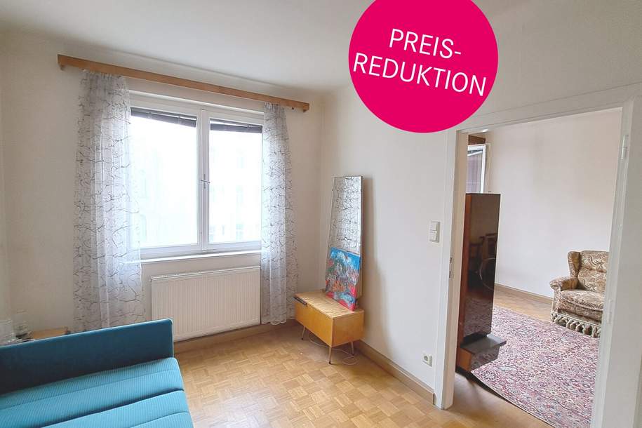 Preisreduktion! Renovierungsbedürftiges 2-Zimmer Apartment nahe dem Hamerlingpark!, Wohnung-kauf, 279.000,€, 1080 Wien 8., Josefstadt