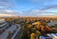Grünblick über den Prater! Hypermoderes 2 Zimmer Terrassen-Appartment mit traumhafter Aussicht!