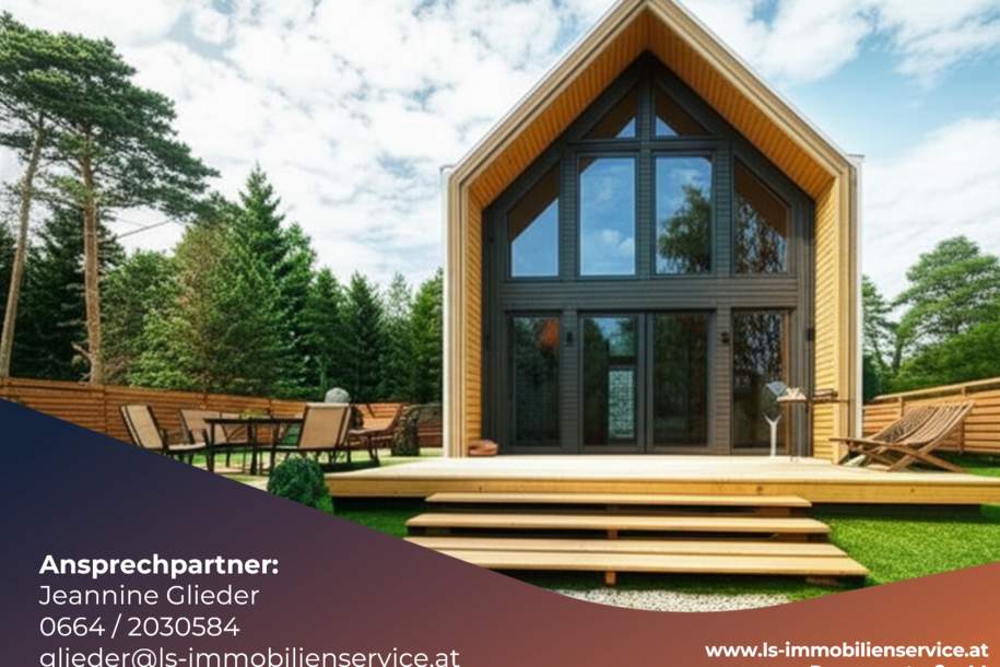 Nachhaltig wohnen nahe der Altstadt – modernes Modulhaus (schlüsselfertig inkl. Fundamentierung) mit Eigengarten &amp; Carport in Hartberg, Haus-kauf, 290.000,€, 8230 Hartberg-Fürstenfeld