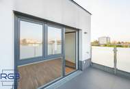 Weitblick DG-Wohnung in 1220 Wien: Erstbezug mit 4 Terrassen.