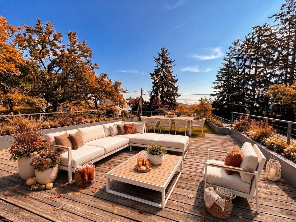 Moderne architektonische Highlights | Lebensqualität am Wienerwald – FERNBLICK, großzügige Terrassen &amp; Doppelgarage