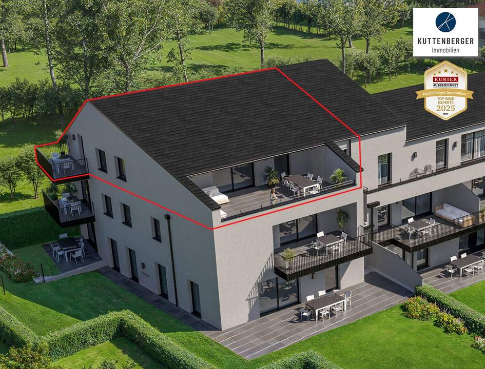Großzügige Dachgeschoßwohnung mit Terrasse & Balkon (Top 10) - Projekt "KraWe" Am Steindl