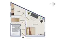 Vermietete Anlegerwohnung mit ruhiger Innenhoflage in Graz-Eggenberg