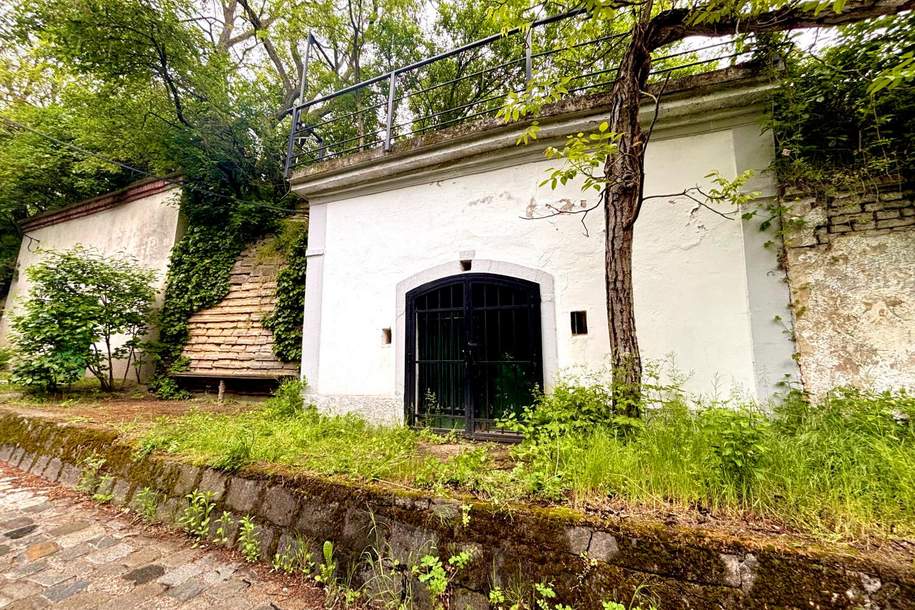 Idyllisches Presshaus mit Kellerröhre in der Nähe der Stammersdorfer Kellergasse, Haus-kauf, 15.000,€, 1210 Wien 21., Floridsdorf