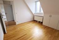 FERNBLICK, DACHGESCHOSS, 59 m2 Maisonette mit 13 m2 Terrasse, 2 Zimmer, Komplettküche, Duschbad, Parketten, Speckbachergasse