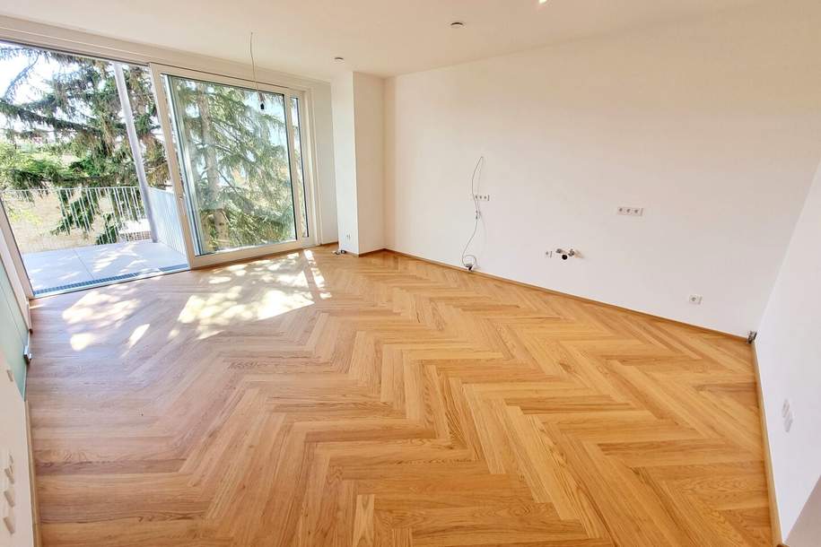 Herbstaktion! MUST HAVE für Familien! Großer Balkon + Lift direkt in die Wohnung + 4,5 Zimmer + Erdwärme + Höchste Qualität + Perfekte Raumaufteilung + Viel Privatsphäre + Blick uns Grüne!, Wohnung-kauf, 1.049.000,€, 1140 Wien 14., Penzing