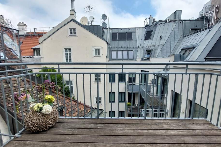 Exklusives Wohnen mit Balkon – modern &amp; zentral in 1010 Wien, Wohnung-miete, 1.390,00,€, 1010 Wien 1., Innere Stadt