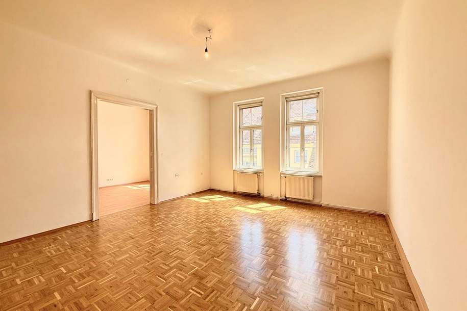 Charmante 2-Zimmer-Altbauwohnung mit Balkon, Wohnung-miete, 1.038,52,€, 8010 Graz(Stadt)