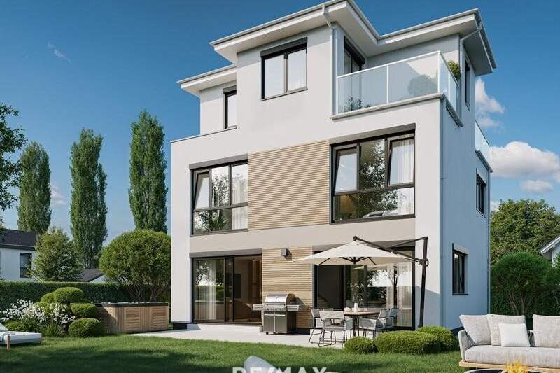 Luxuriöses 5 Zi.-Einfamilienhaus mit Homelift direkt an der Alten Donau – auf Eigengrund!, Haus-kauf, 2.737.900,€, 1210 Wien 21., Floridsdorf