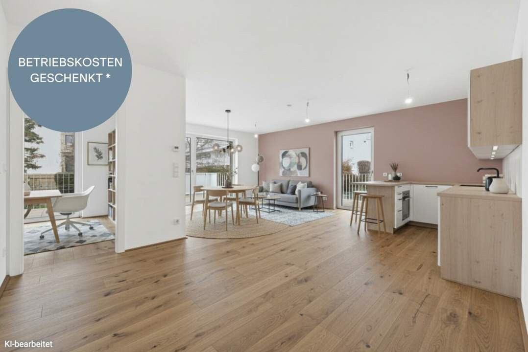 OSTERAKTION! Harmonisch konzipierte 4-Zimmer-Wohnung | 2 Bäder | Rundum-Terrasse | Provisionsfrei