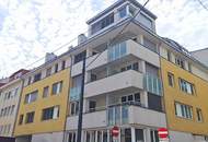 TÜRKENSCHANZPARK-Nähe, sonnige 47 m2 Neubau mit 4 m2 Balkon, Wohnküche, 1 Zimmer, Wannenbad, Parketten, Bastiengasse